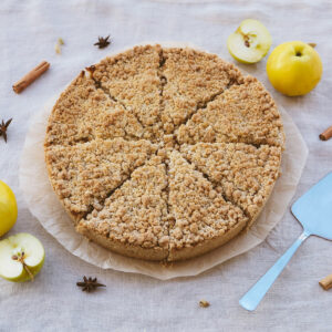 Torta - Crumble de manzana y pera